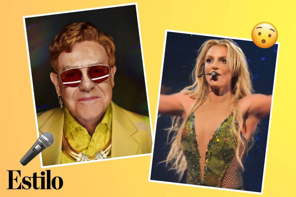 Elton John y Britney Spears unen talentos para componer un nuevo tema