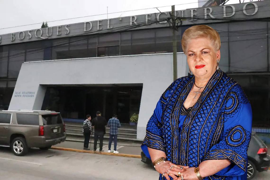Así es el funeral de Paquita la del Barrio