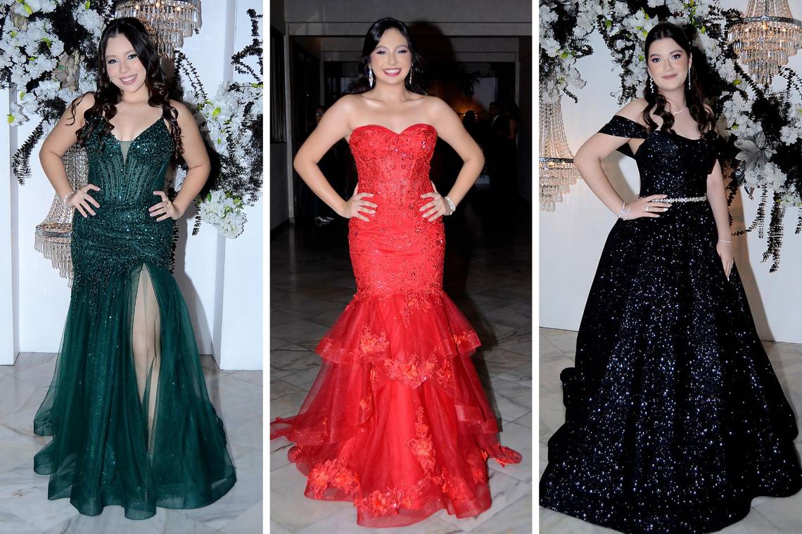 Glamour, belleza y alegría se unieron para los Seniors 2024 de Dowal School en su Prom en el Hotel Honduras Maya, una celebración perfecta para marcar este nuevo logro en sus vidas. En la imagen: Adriana Isabel Polanco, Camila Ruíz,