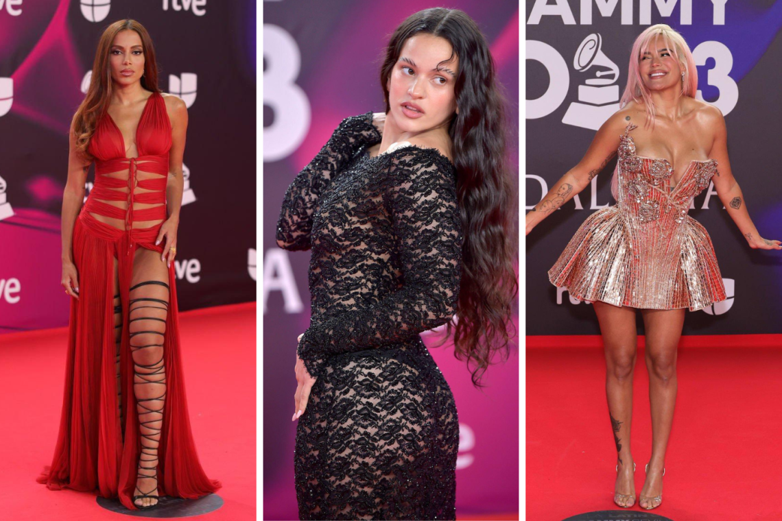 La alfombra roja de los Latin Grammy se transformó en un deslumbrante desfile de elegancia y gracia, gracias a los atuendos extraordinarios que lucieron las celebridades. En este festín visual de estilo y glamour, las estrellas brillaron con su presencia radiante, cada una aportando una dosis única de sofisticación al evento. Aquí te presentamos algunos de los atuendos más destacados que capturaron la atención y dejaron una marca imborrable en la memoria de los espectadores.