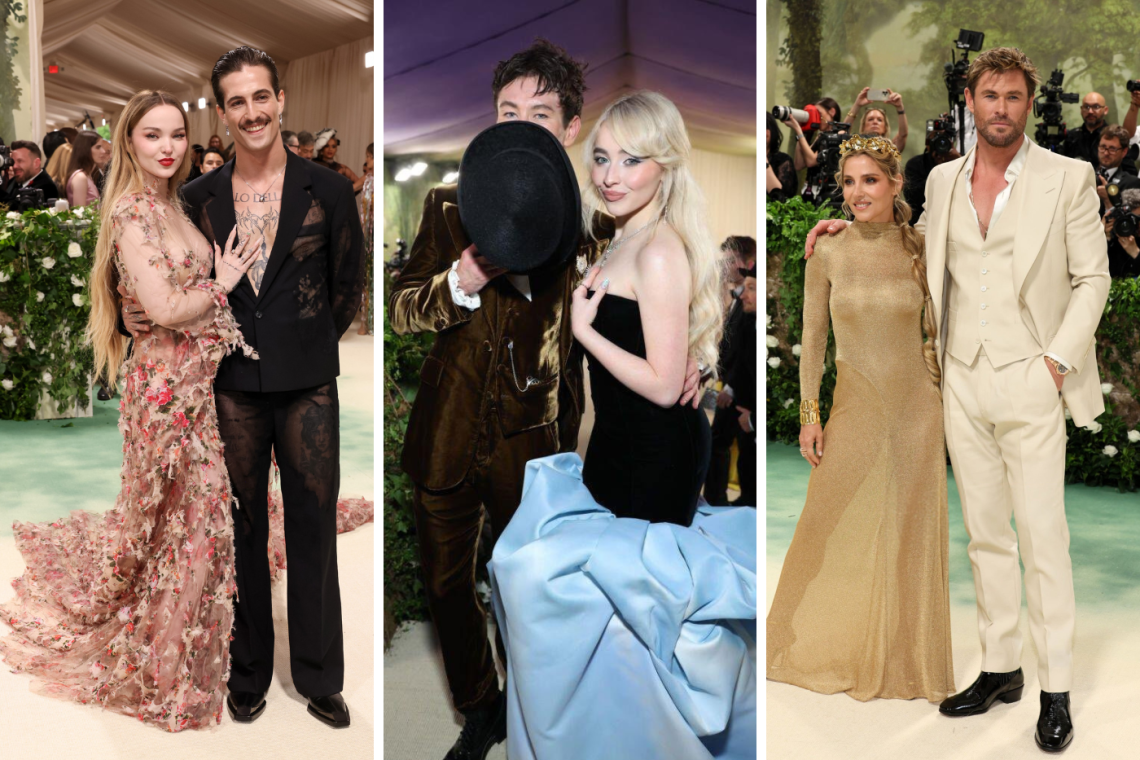 ¡Noche de cita! Las celebridades aprovecharon la Met Gala para disfrutar de la compañía de sus parejas. Aquí te presentamos algunas de las parejas más destacadas de la noche