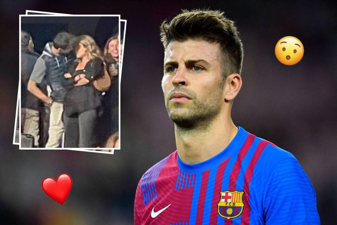 Gerard Piqué es captado besando a su nueva novia en público