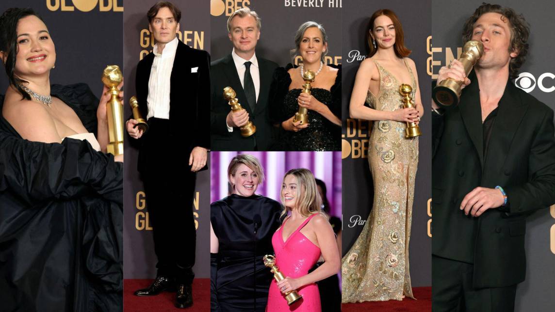 Oppenheimer, de Christopher Nolan, fue el gran vencedor de la 81 edición de los Golden Globes con cinco premios, entre ellos el de mejor película de drama, director, actor dramático protagonista y actor de reparto.
