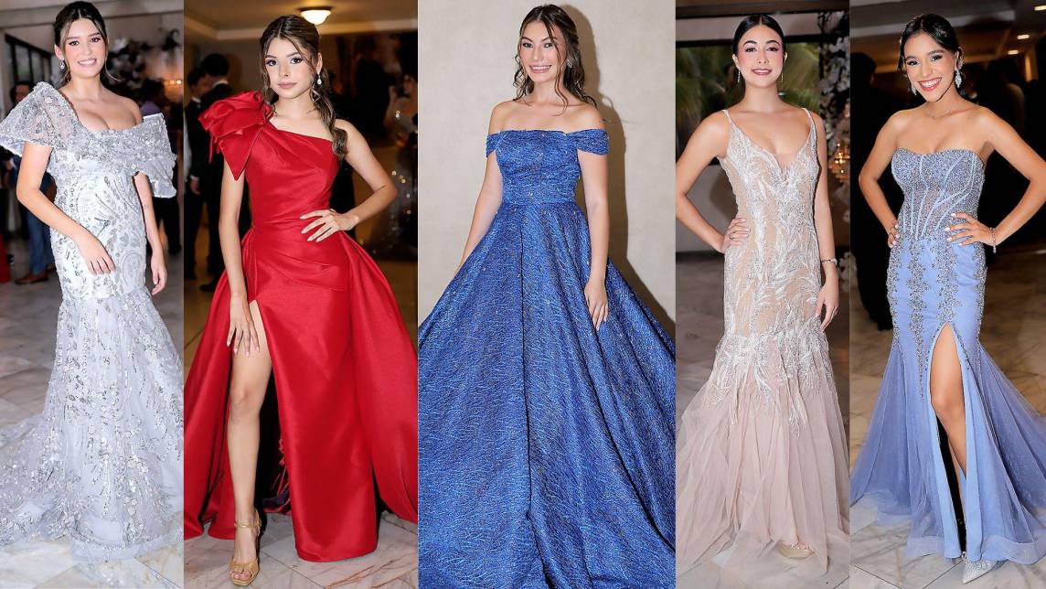 El glam y la elegancia predominaron en la prom de Macris School, donde los seniors 2024 brillaron al máximo. Ellas, con vestidos en los que destacó una gama de azules; y ellos, enfundados en elegantes trajes, protagonizaron una de las noches más memorables de sus vidas. De izquierda a derecha: Adriana Colindres, María Salazar, Emma Rivera, Camila Jeffs y Arianna Pérez