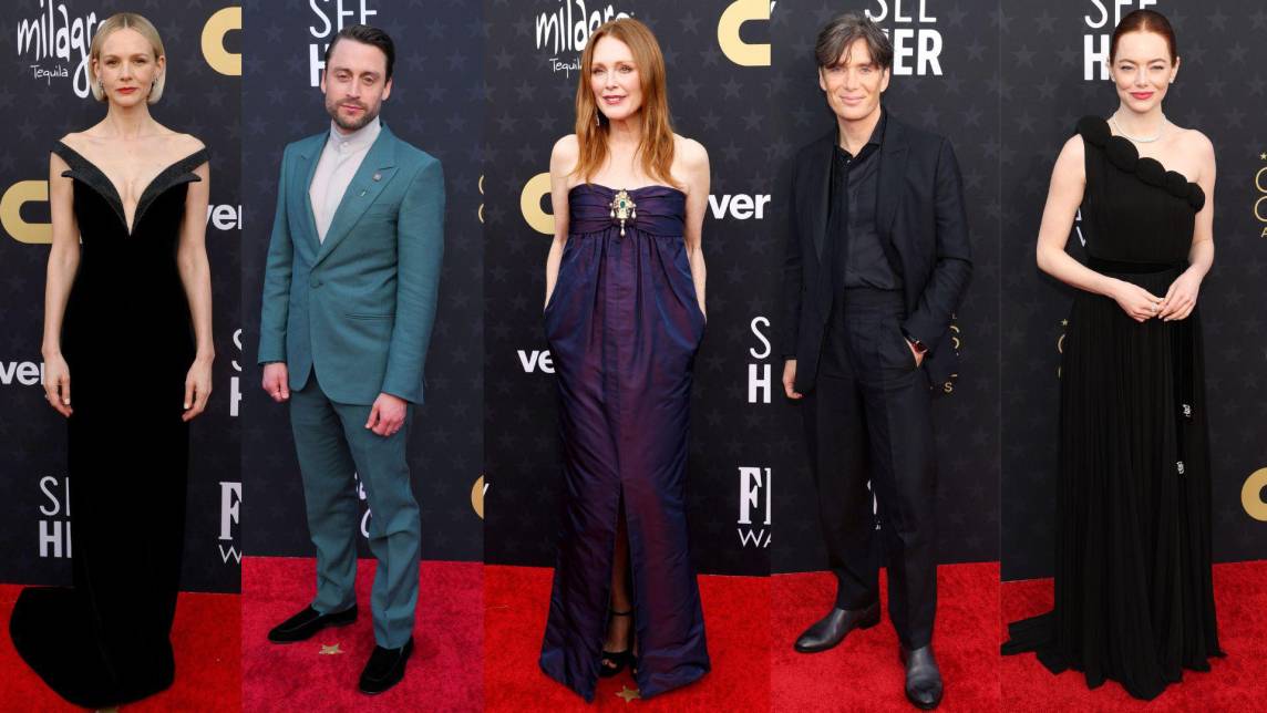 La 29 edición de los Critics Choice Awards se realizó en el Barker Hangar de Santa Mónica, California, donde las estrellas más brillantes de Hollywood marcaron su propio fashion statement.