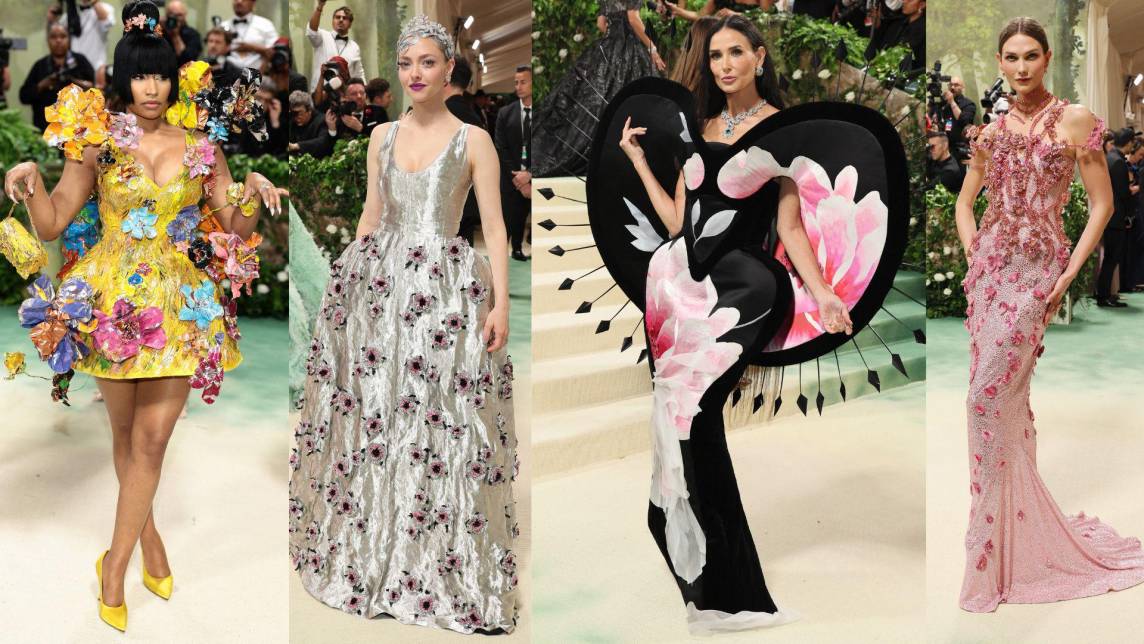 El Jardín del Tiempo, dresscode de la MET Gala, llevó a muchas de las invitadas a envolver sus siluetas en diseños cargados de flores multidimensionales, cristales y bordados que robaron miradas. Aquí, las que llevaron el flower power en su máxima expresión.