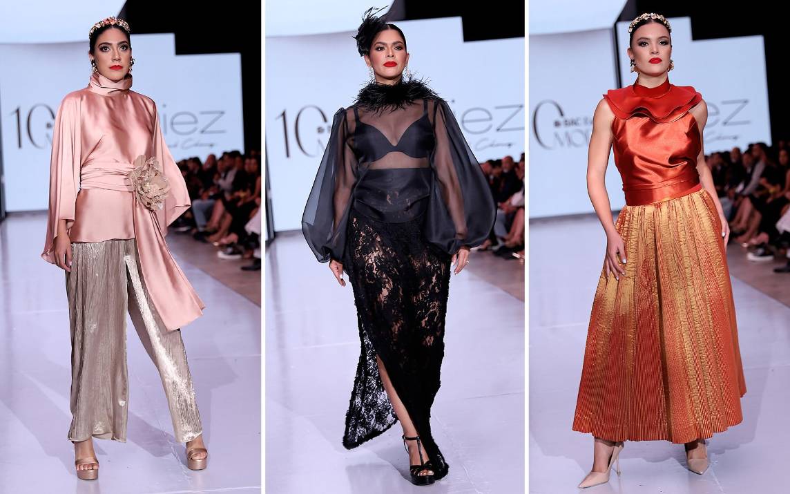 Una propuesta con una paleta cromática blush &amp; gold luxe, que combina matices tierra y nude con tonalidades rosadas y doradas metálicas, reflejando sofisticación y celebrando el lujo que caracteriza la alta costura. Así es Diez, la colección que Miguel Chong presentó para conmemorar la X edición de BAC Estilo Moda, inspirándose en su recorrido, en los inicios, la evolución y el triunfo de una década que ha marcado un antes y un después en la industria.