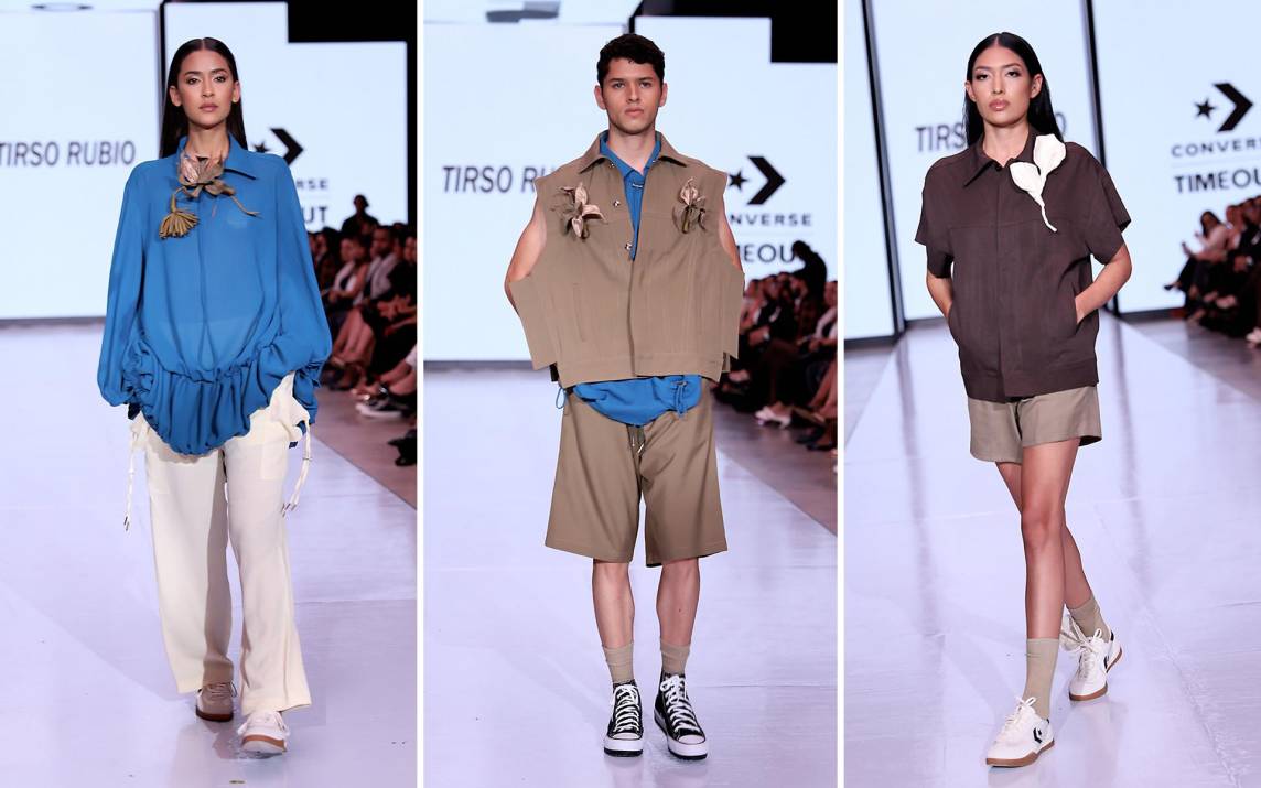 Prensar Flores es la colección con la que Tirso Rubio reconfirmó su talento y visión personal en la X edición de BAC Estilo Moda. Se trata de una apuesta inspirada en el mundo botánico, la evolución de las plantas y como su morfología ha cambiado a lo largo del tiempo.