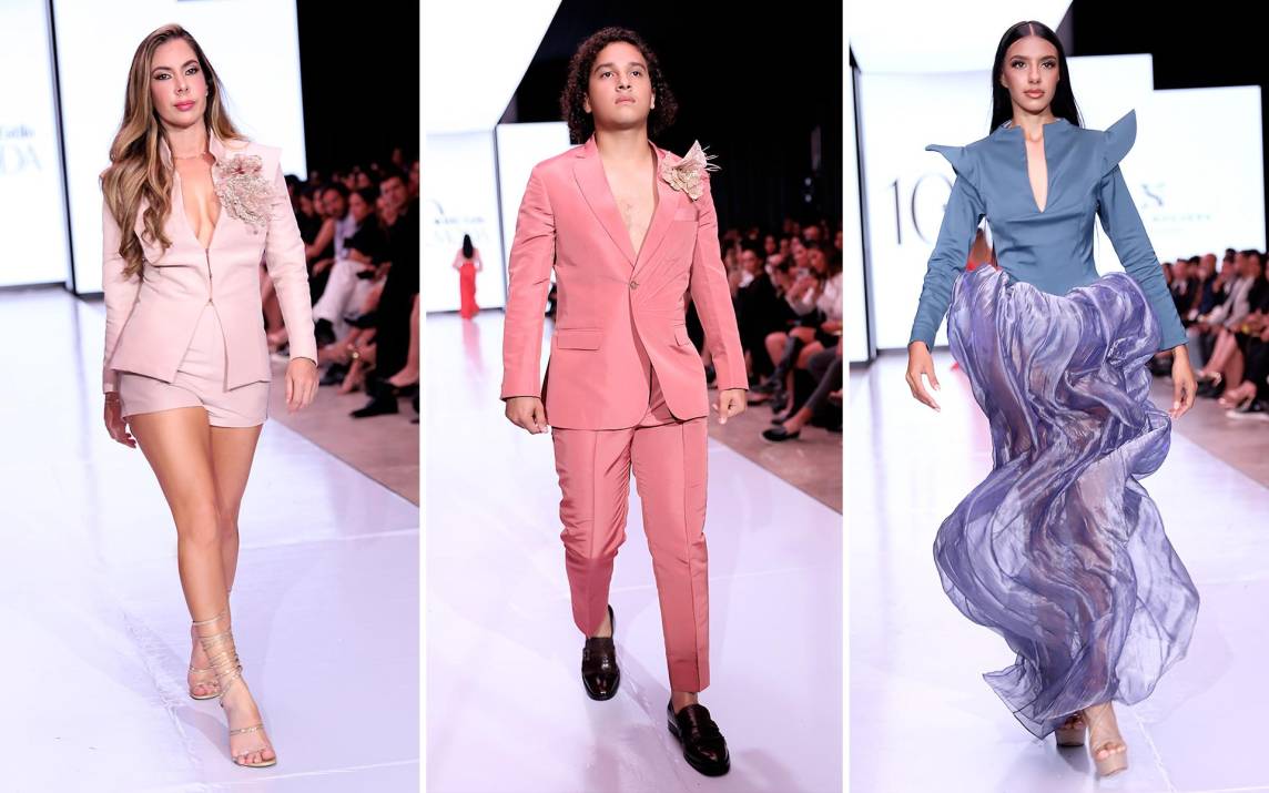 Sandra Noguera, uno de los nombres emergentes en el fashion system hondureño, nos llevó a profundizar en los colores más delicados y hermosos del fondo del mar con una colección que toma un singular coral como punto de partida. Su paso por la X edición de BAC Estilo Moda dejó una estela de tonalidades exquisitas y en perfecta armonía, un viaje sensorial que sedujo a la audiencia.