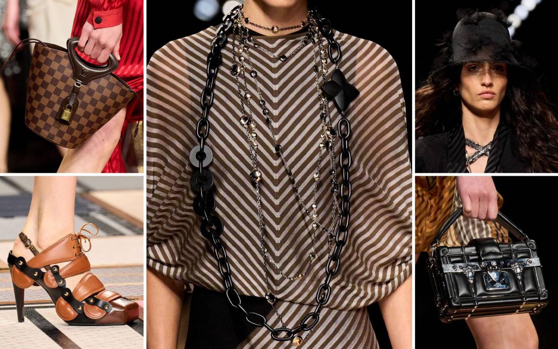 Louis Vuitton presentó su colección primavera-verano 2025 bajo las directrices de Nicolas Ghesquière, siendo el escenario la Cour Carrée del Louvre de París. Aquí te dejamos los accesorios que destacaron en la pasarela.