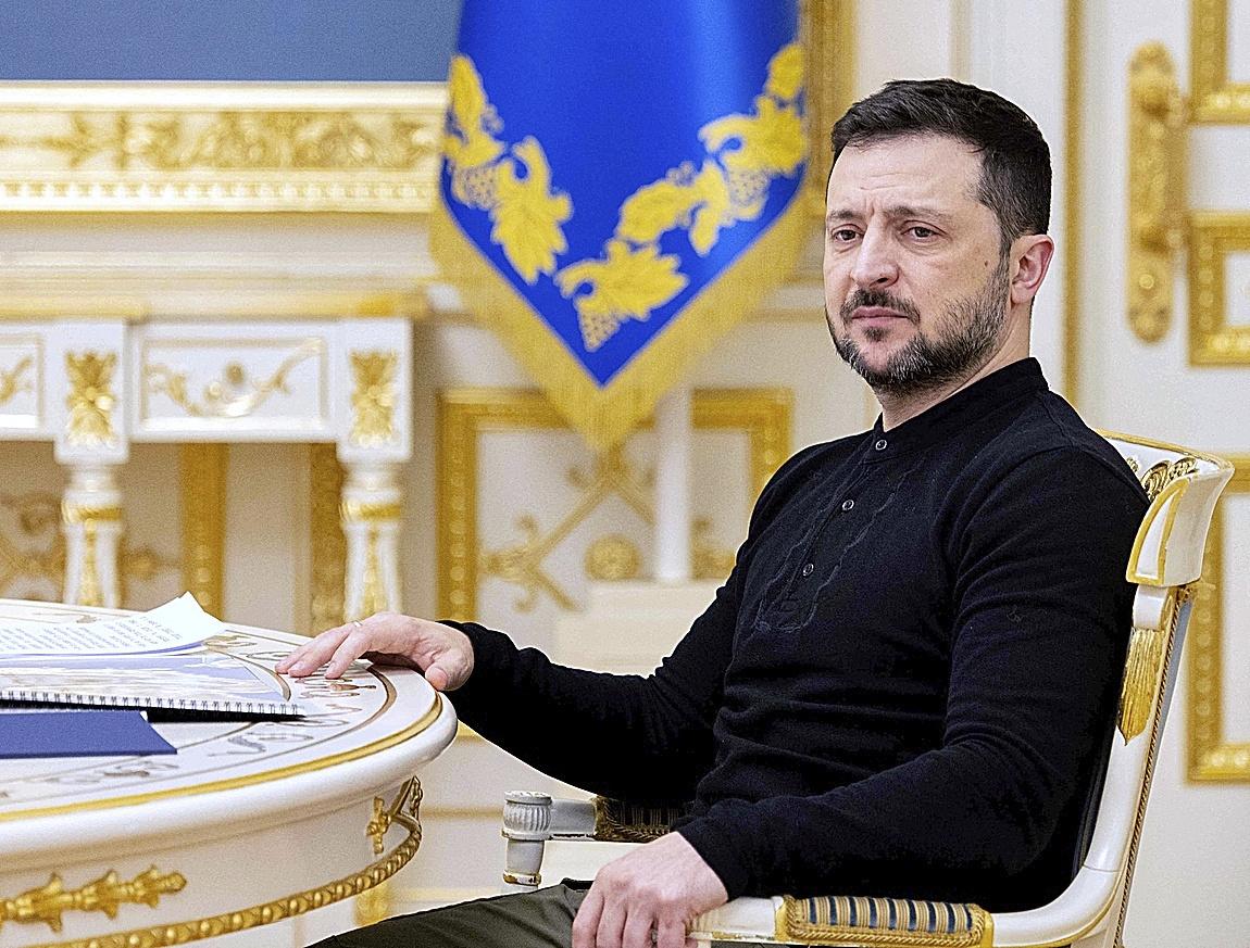 <b>Volodímir Zelenski</b> – Presidente de Ucrania, rostro de la resistencia europea frente a la guerra.