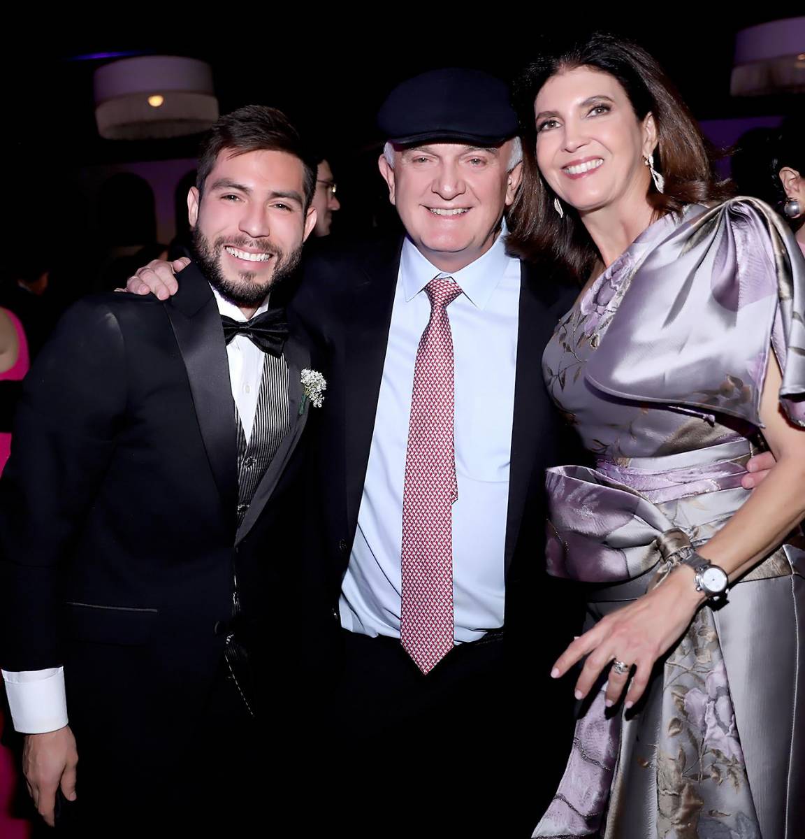 Giampiero Infantozzi , Esteban y Karen Espinoza