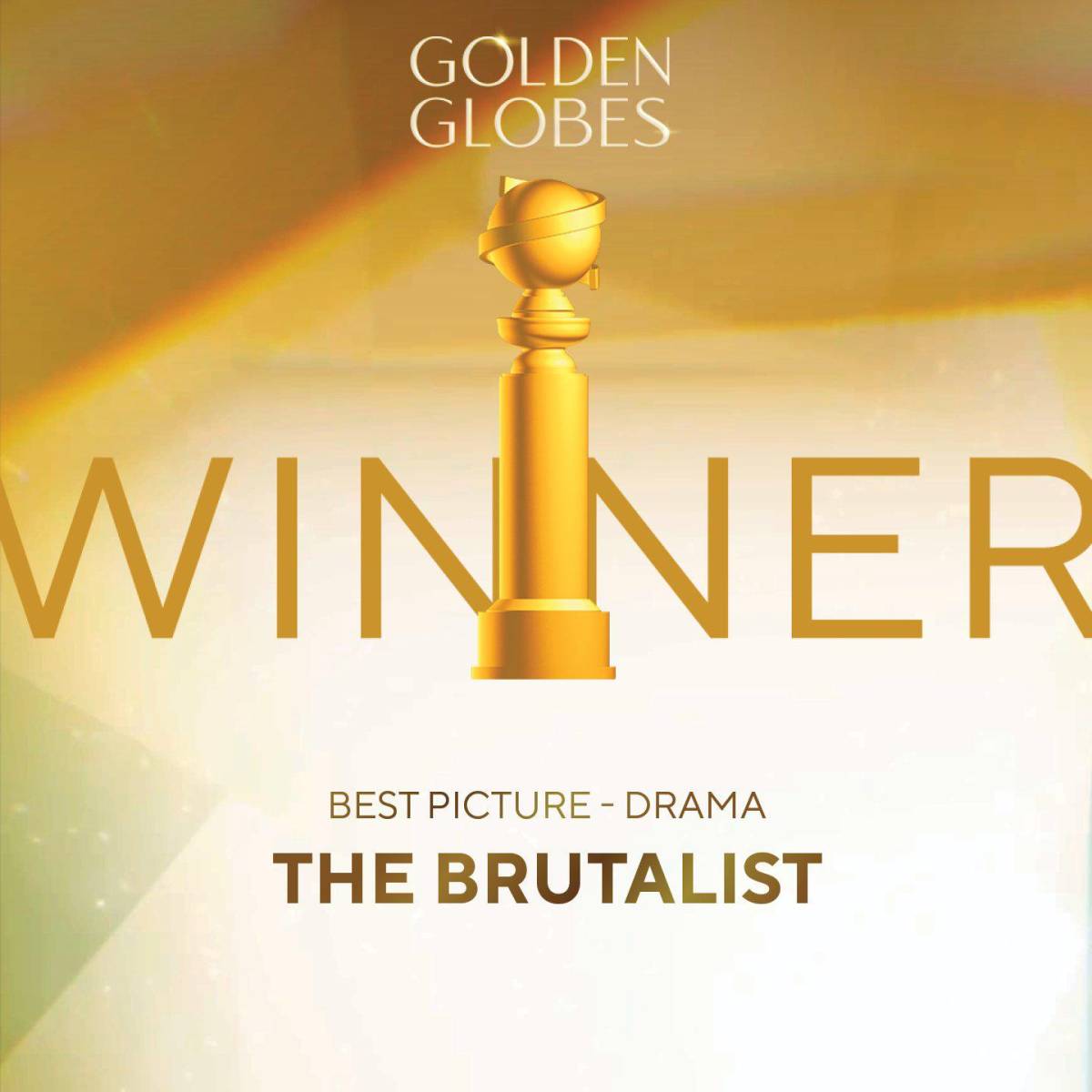 <i>The Brutalist</i> fue galardonada como Mejor Película – Drama en los Golden Globes, destacándose por su poderosa narrativa y excepcional producción cinematográfica.
