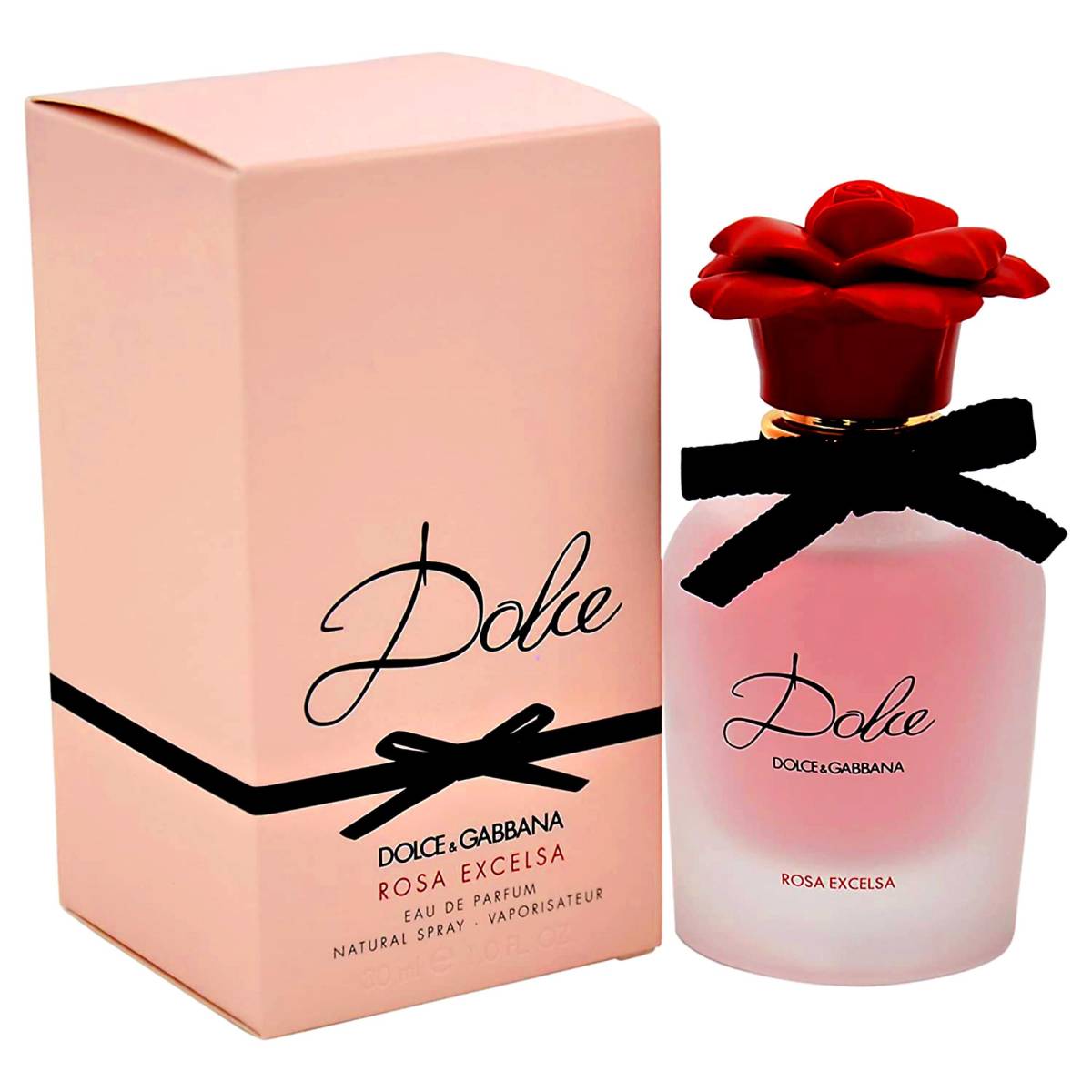 <b>DOLCE ROSA EXCELSA EAU DE PARFUM by Dolce &amp; Gabbana. </b>Una fragancia delicada y elegante que combina inocencia y romanticismo. La composición abre con brillantes notas de neroli mezcladas con el alegre y delicado aroma de la flor de papaya dando paso al narciso, lirio de agua y rosa silvestre procedente de la costa Sudafricana, nunca antes utilizada en perfumería, entre otros. Su frasco de vidrio esmerilado rosa pálido contrasta con su tapa en un profundo color rojo carmesí.