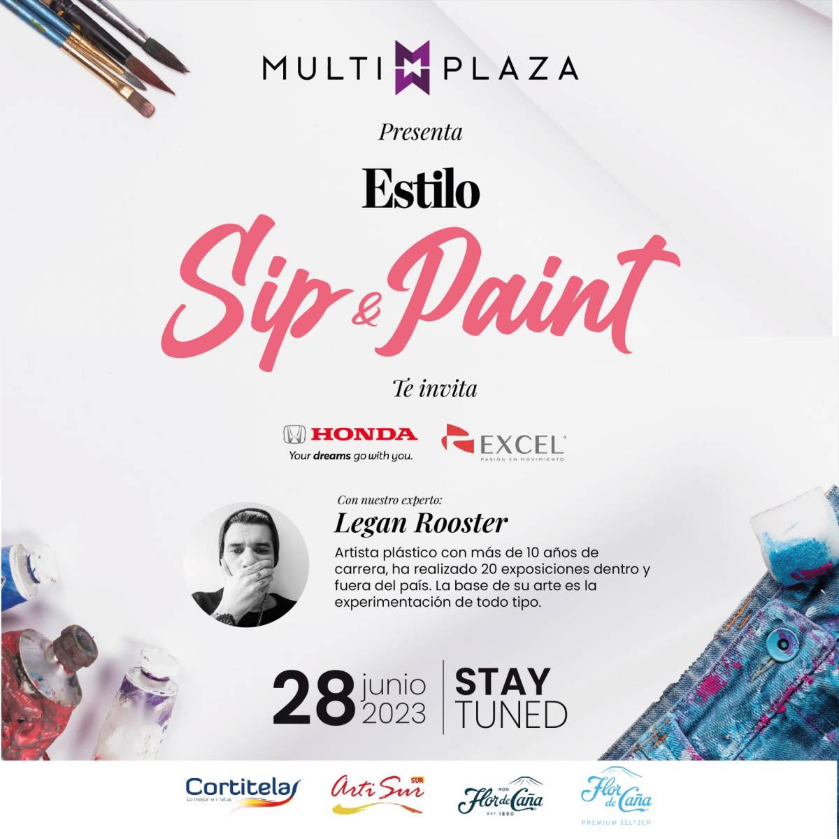 Multiplaza presenta Estilo Sip &amp; Paint