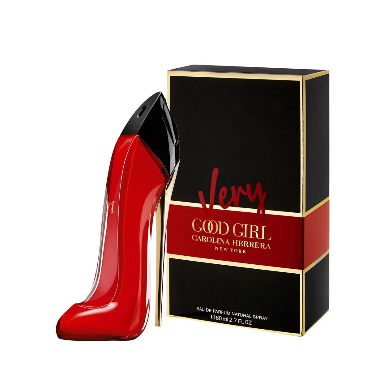 <b>VERY GOOD GIRL by Carolina Herrera.</b> Esta fragancia floral frutal creada por Quentin Bisch y Louise Turner encierra notas de salida de lichi y grosella roja; la nota de corazón es rosa y las de fondo son vainilla y vetiver. Divertida, fabulosa e intrépida, Very Good Girl es una osada interpretación del icónico Good Girl, una evolución de la visión que Carolina Herrera tiene de la dualidad de la mujer moderna.