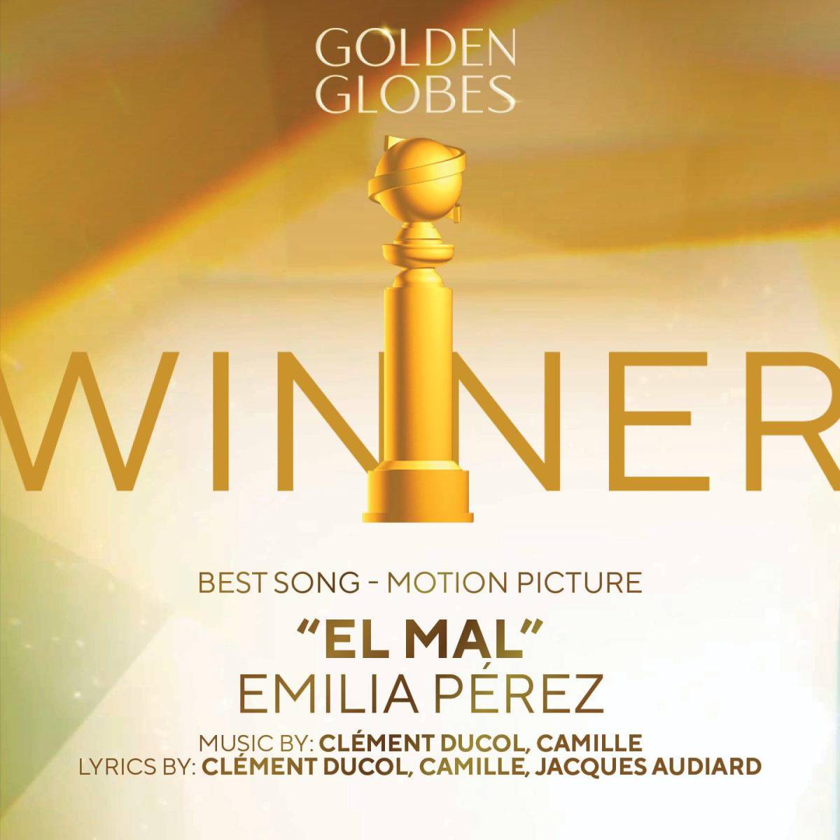 <i>”El Mal” – Emilia Pérez</i> ganó el premio a Mejor Canción – Película, destacándose por su impacto y contribución a la atmósfera de la película.