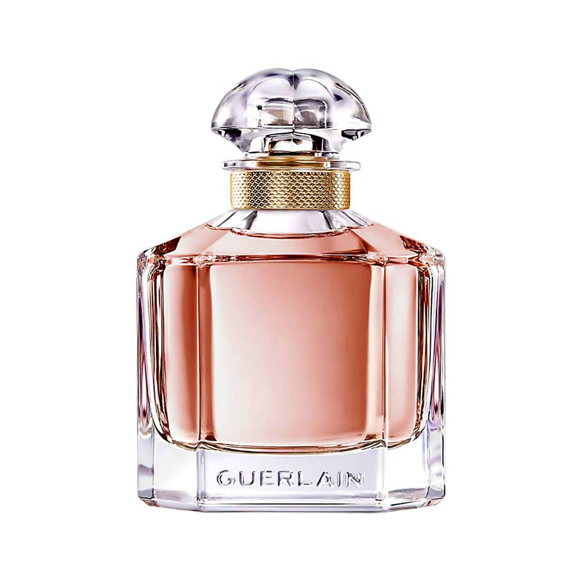 <b>MON GUERLAIN EAU DE PARFUM by Guerlain. </b>Una fragancia oriental fresca y sublime con materiales de excepción: lavanda de la Provenza, jazmín de la India, sándalo de Australia y vainilla Tahitiense de Papua Nueva-Guinea. La botella en forma de trébol de cuatro hojas, creada en 1908, se impone como un ícono de la Maison Guerlain. Elegante y gráfica, se inspira en una botella de alquimistas y debe su nombre a la inspiración de trabajo de la materia para obtener una forma definida de pétalos.