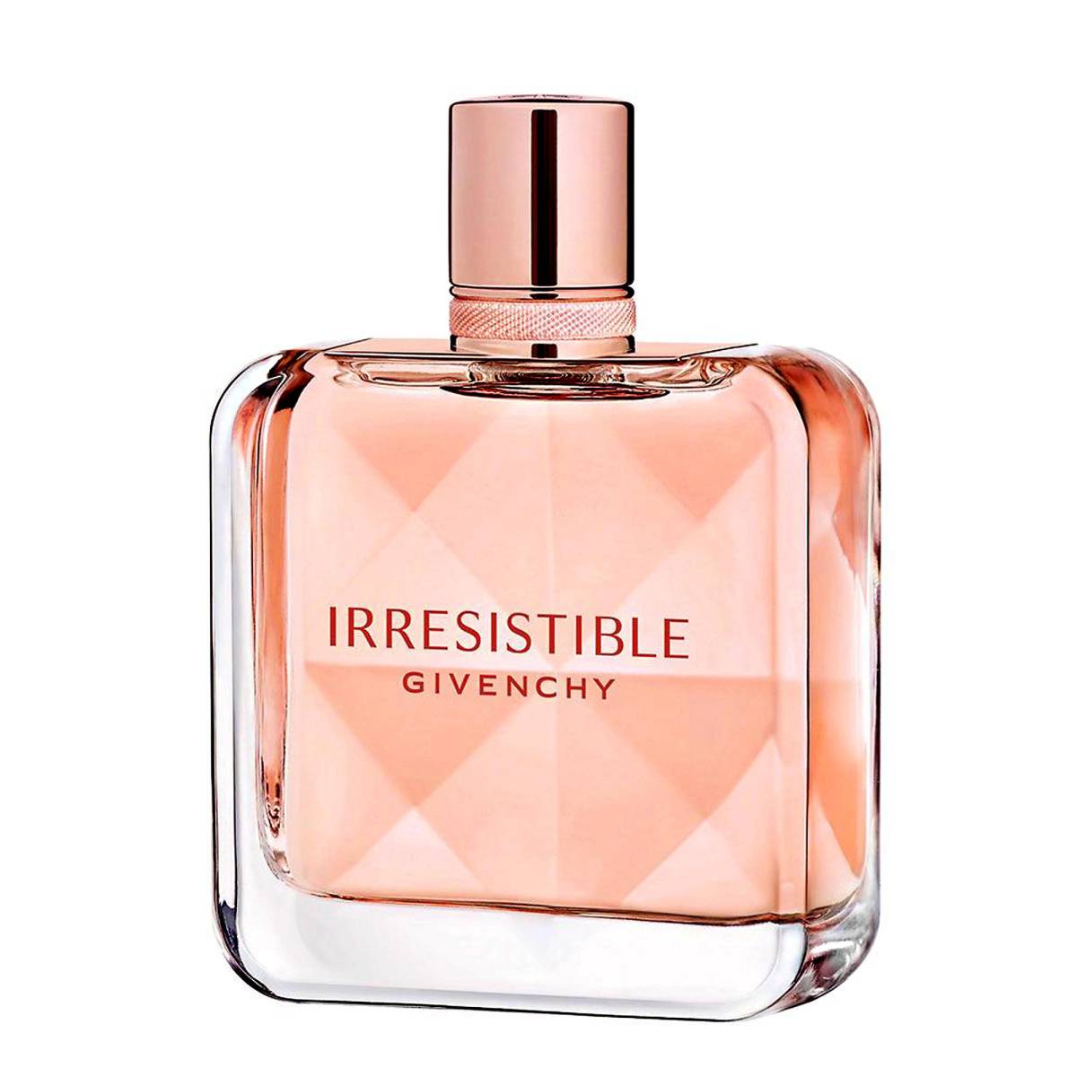 <b>IRRESISTIBLE EAU DE PARFUM by Givenchy. </b>La Rosa Esencial, cosechada al alba en las montañas de Isparta, en Turquía, se inicia en un baile junto con la madera rubia que desata una armoniosa tensión. La esencia, provista de jugosos y crujientes toques de pera e hibisco, palpita en contacto con el empolvado lirio. La mezcla se fusiona deliciosamente con una táctil caricia de almizcle para concebir una fragancia vigorosa, floral y amaderada que resulta descaradamente inspiradora.
