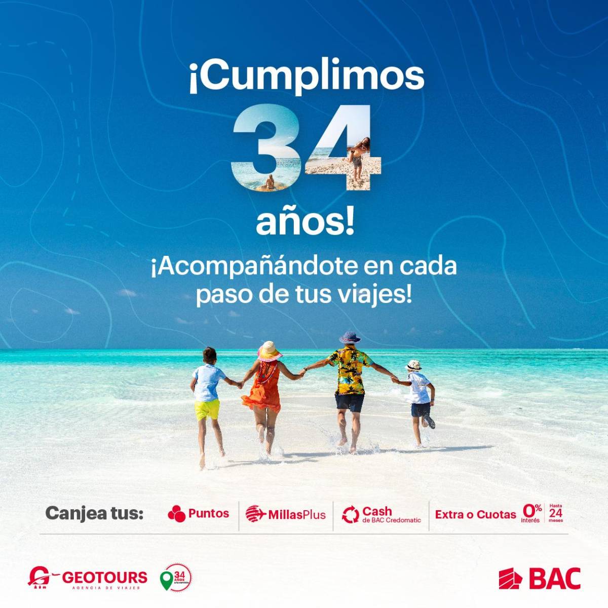 Geotours celebra su 34 aniversario con promociones especiales