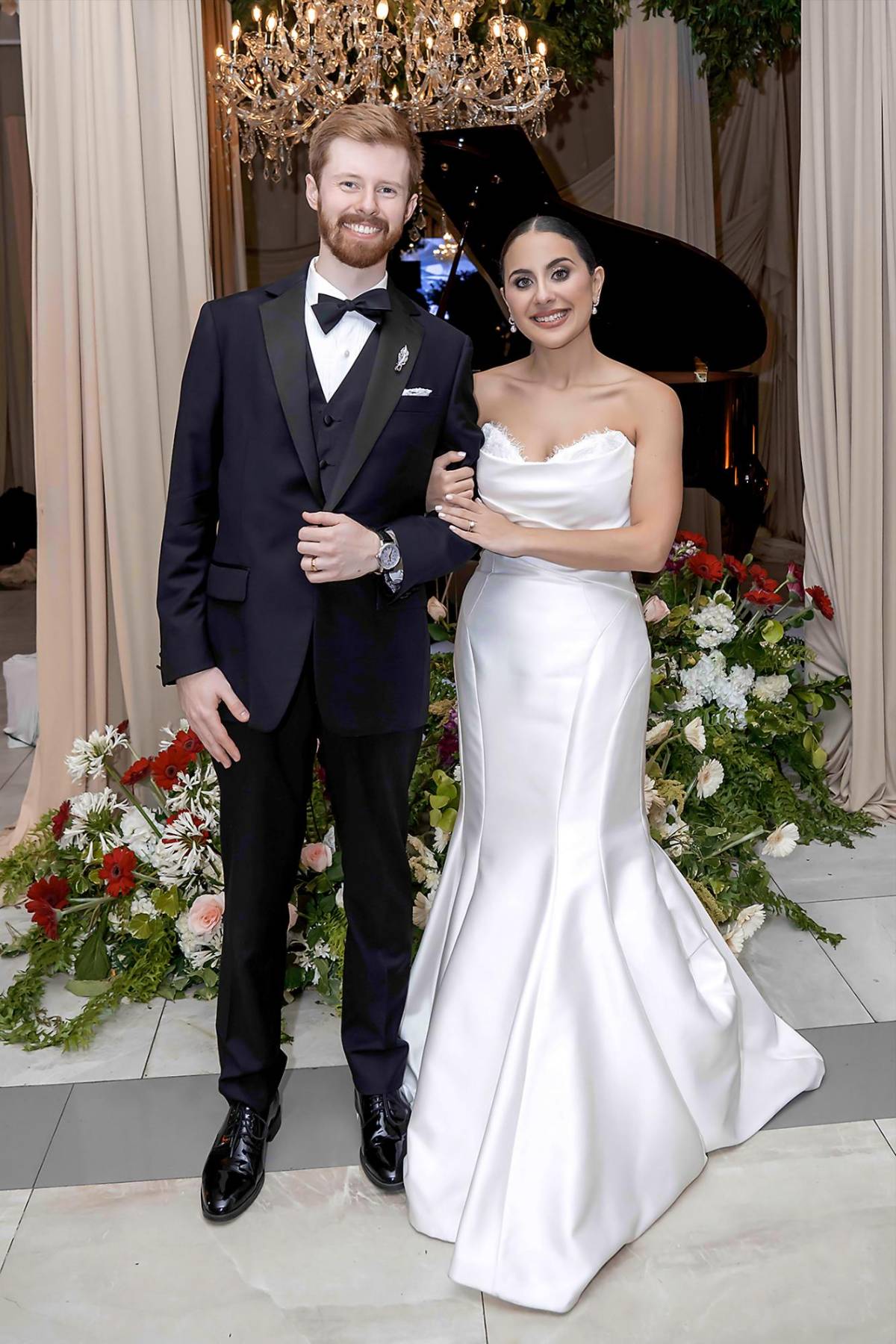 La elegante recepción de la boda de Walter Smith y Andrea Jordan
