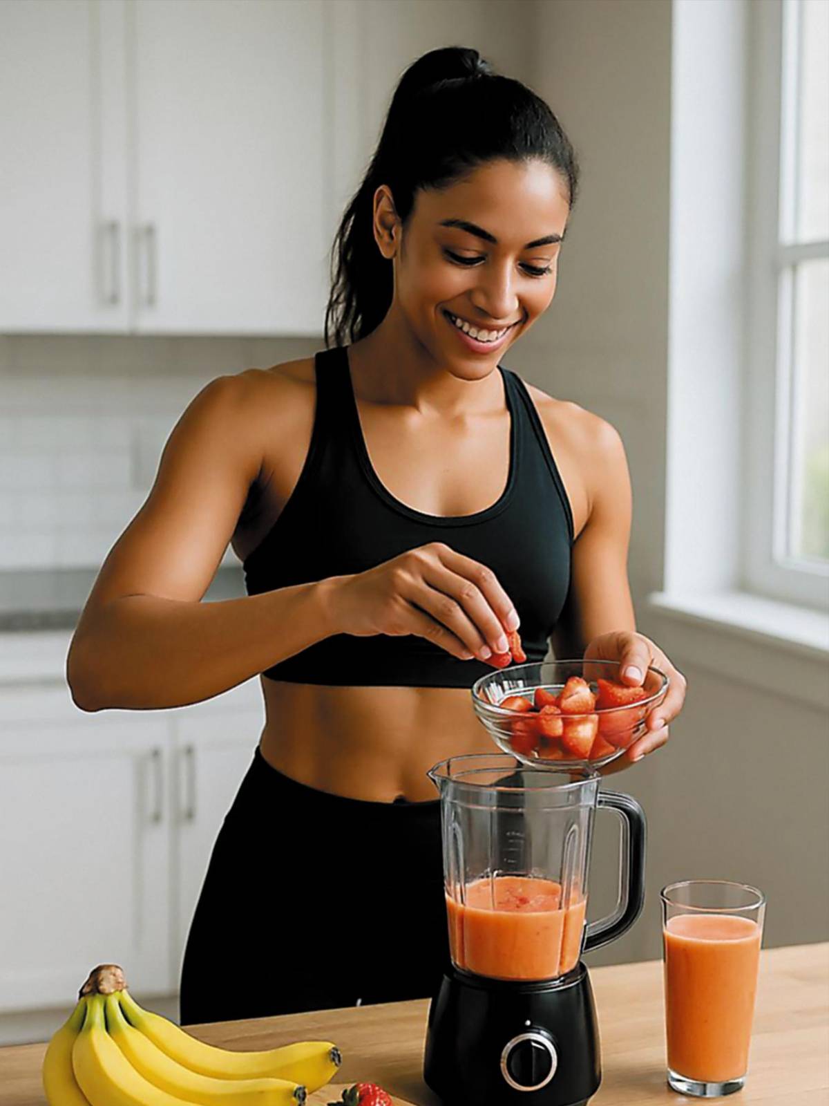 En deportistas y personas que entrenan por la mañana, la forma en que se resuelve esa primera comida puede marcar la diferencia en la energía disponible, la intensidad del entrenamiento y la respuesta del organismo al esfuerzo. Para poco apetito o entrenamientos muy temprano. Para los que no toleran bien los sólidos al despertar, el formato líquido puede ser un gran aliado. Una smoothie bien planificado puede cubrir los mismos objetivos de un plato sólido.