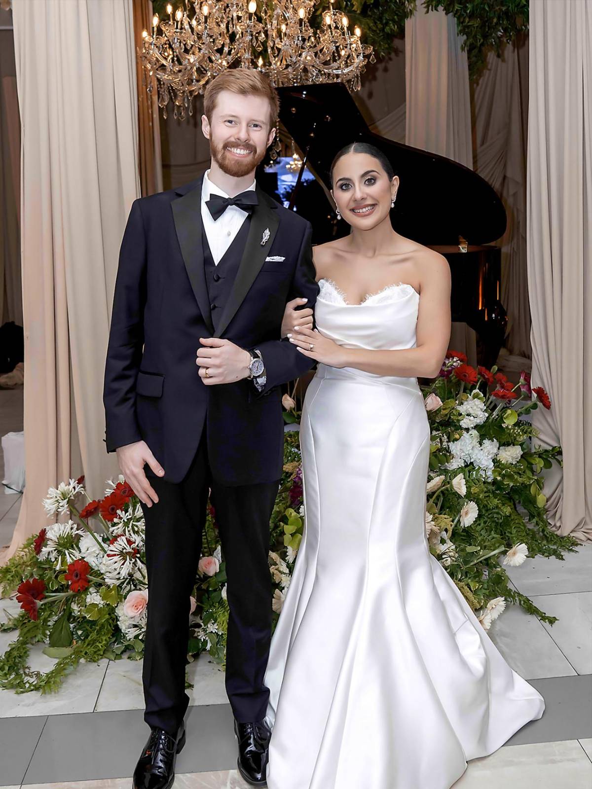 La elegante recepción de la boda de Walter Smith y Andrea Jordan