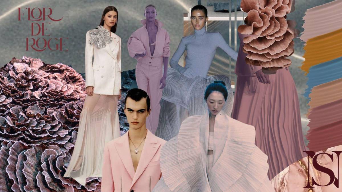 El moodboard de Flor de Roge, la colección que Sandra Noguera presenta en la X edición de BAC Estilo Moda