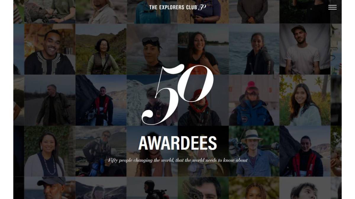 Cada año, el Club de Exploradores reconoce a 50 personas extraordinarias que realizan una labor excepcional para promover la ciencia y la exploración, pero que permanecen en un segundo plano y fuera del foco de atención. Estas 50 personas exploran, inspiran y crean el futuro: el futuro del planeta, la vida en él y las infinitas posibilidades que nos aguardan a todos.