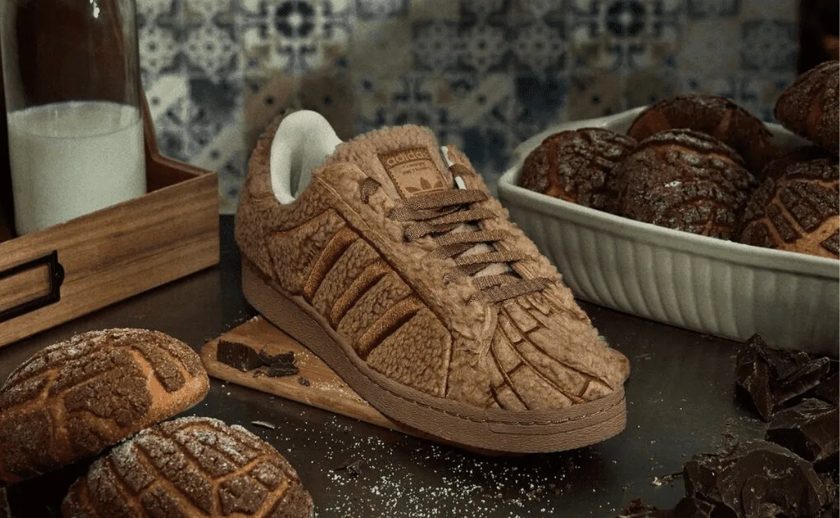 Una fusión de moda y gastronomía: Adidas lanza zapatos inspirados en pan dulce