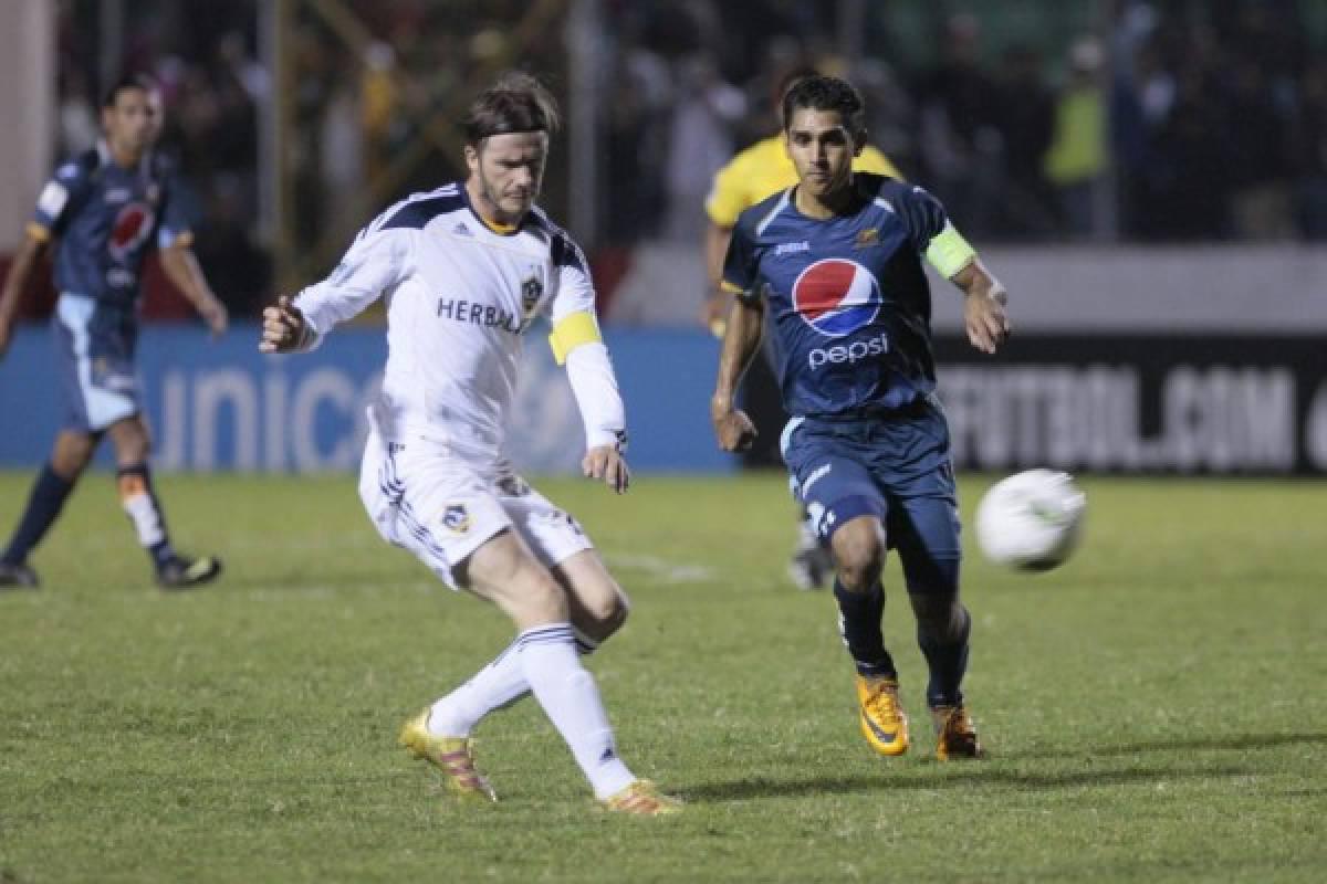 <b>David Beckham</b>: El inglés jugó en Tegucigalpa en 2011 con Los Ángeles Galaxy contra el Motagua en la Liga de Campeones de la Concacaf.