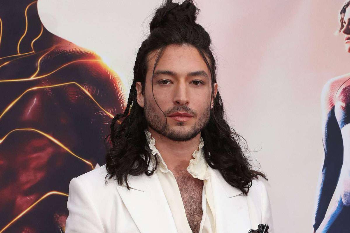 Ezra Miller reaparece en premiere de The Flash tras problemas judiciales