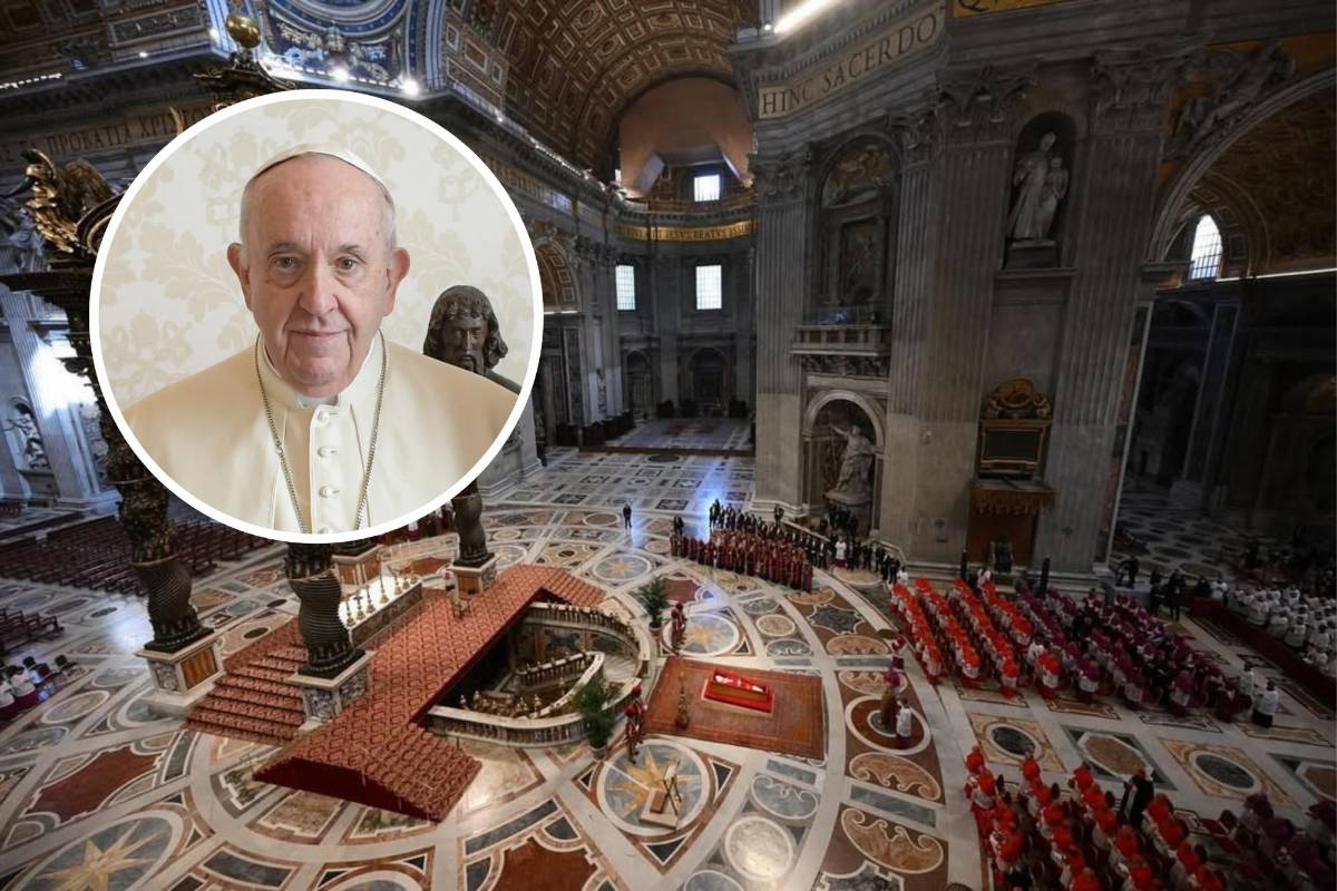 Así fue la procesión del Papa Francisco