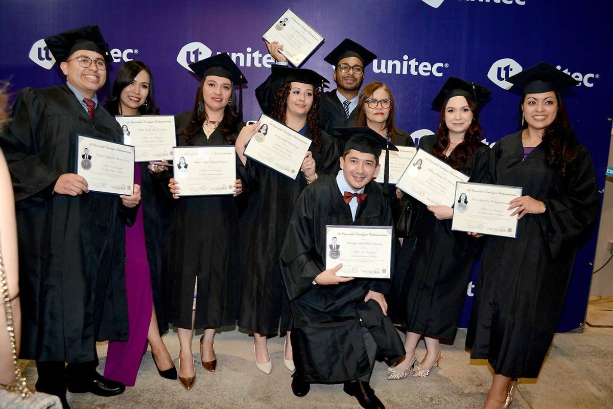 UNITEC celebra la graduación de nuevos profesionales de postgrado en  Tegucigalpa, image size:1200x800