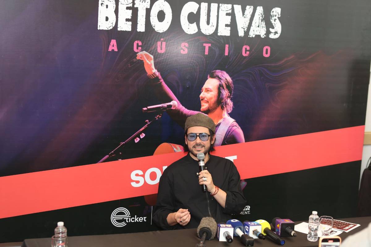 Beto Cuevas ya está en Honduras...y es encantador