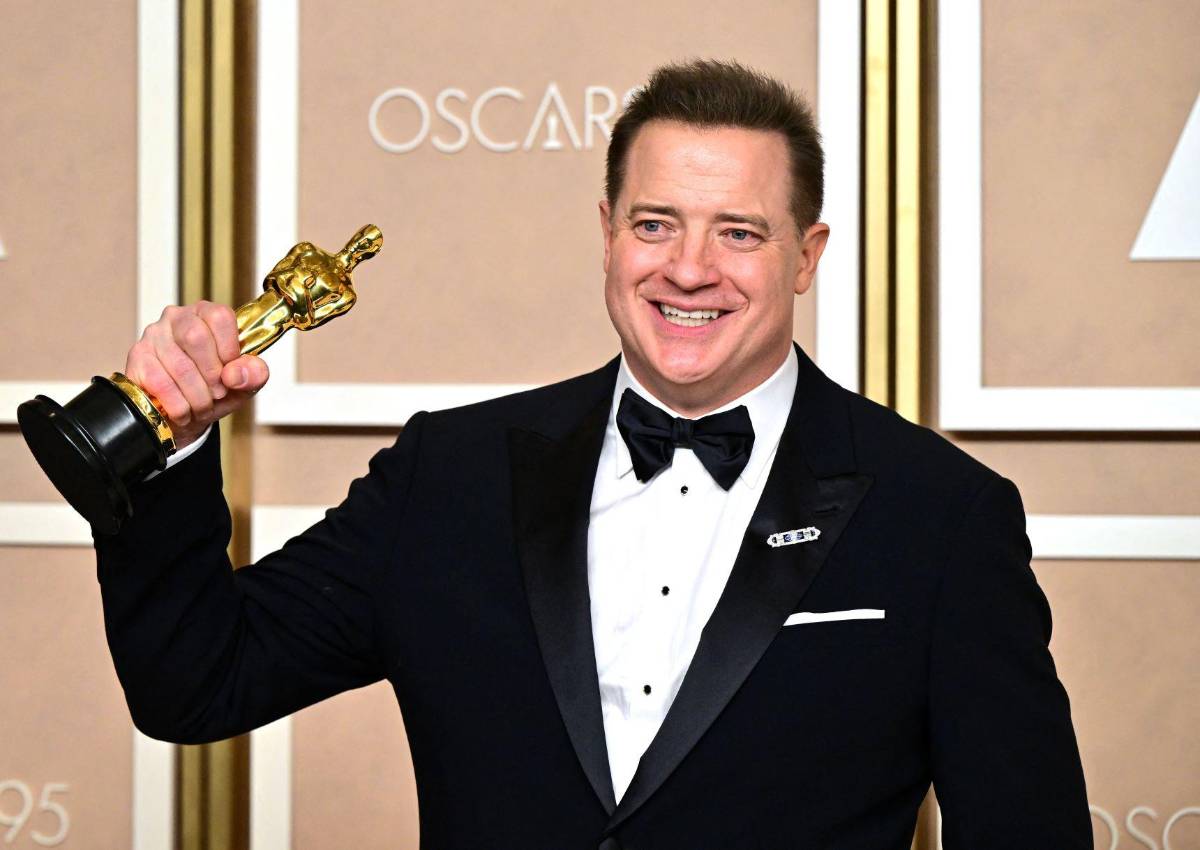 Brendan Fraser gana su primer Oscar