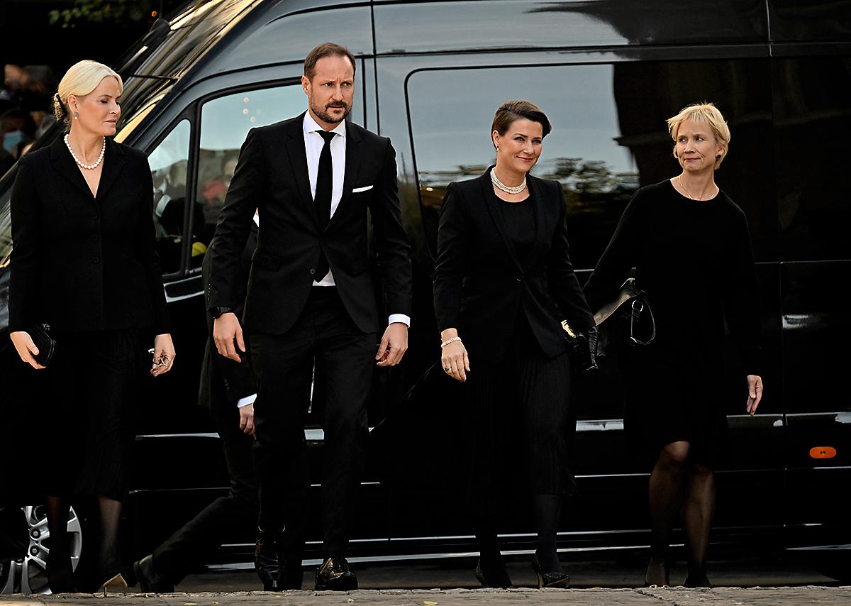 Mette-Marit, Haakon y Martha Luisa de Noruega