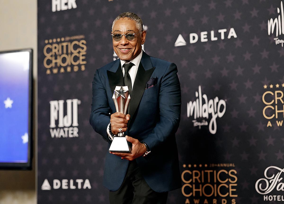 Giancarlo Esposito, ganador del premio como Mejor Actor de Reparto por su papel en la serie "Better Call Saul”