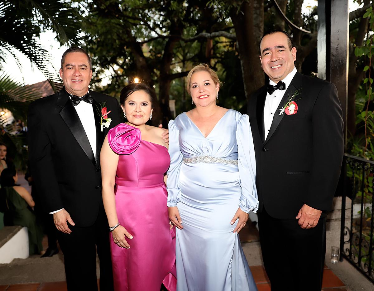 Ramón y Libia Zúñiga, Michelle y Eduardo Sierra