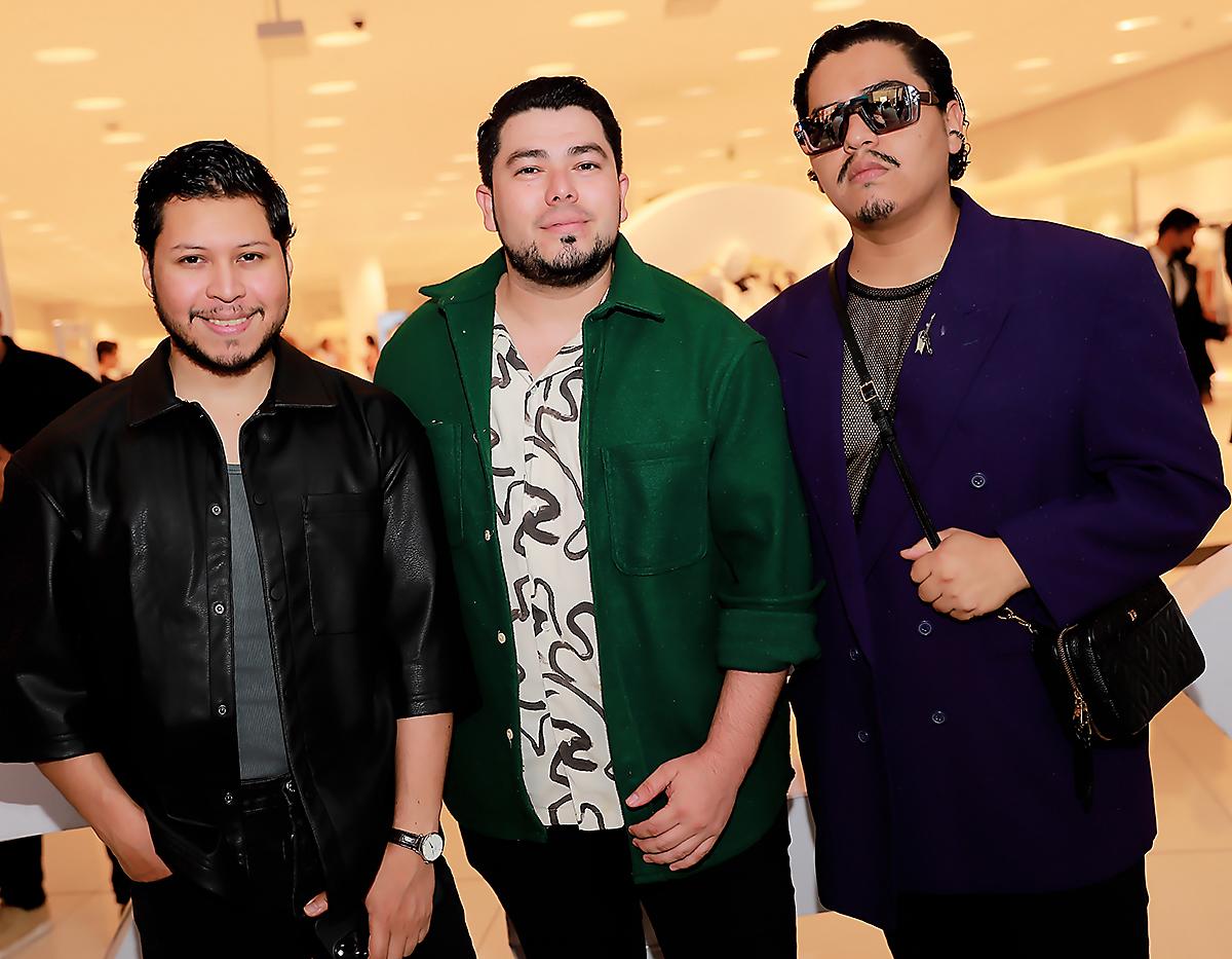 Gerin Garcia, Brian Hernández y Jeyson García