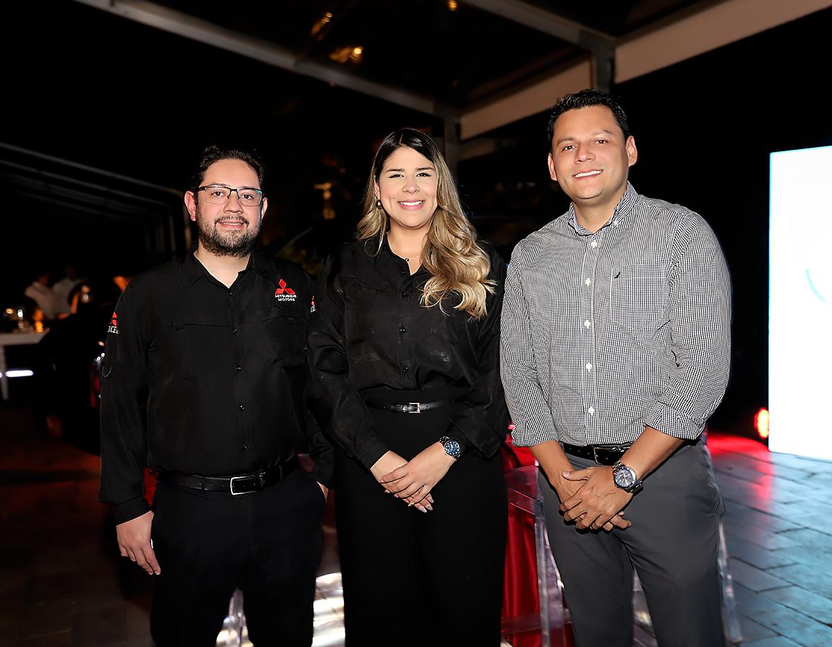Antonio Núñez, Emilia Soriano y Henrry Fuentes.