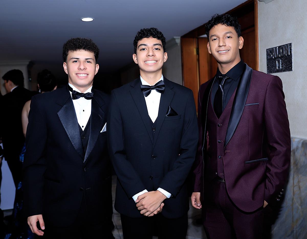 Italo Martel, Leonardo Murillo y Rigoberto Ferrera