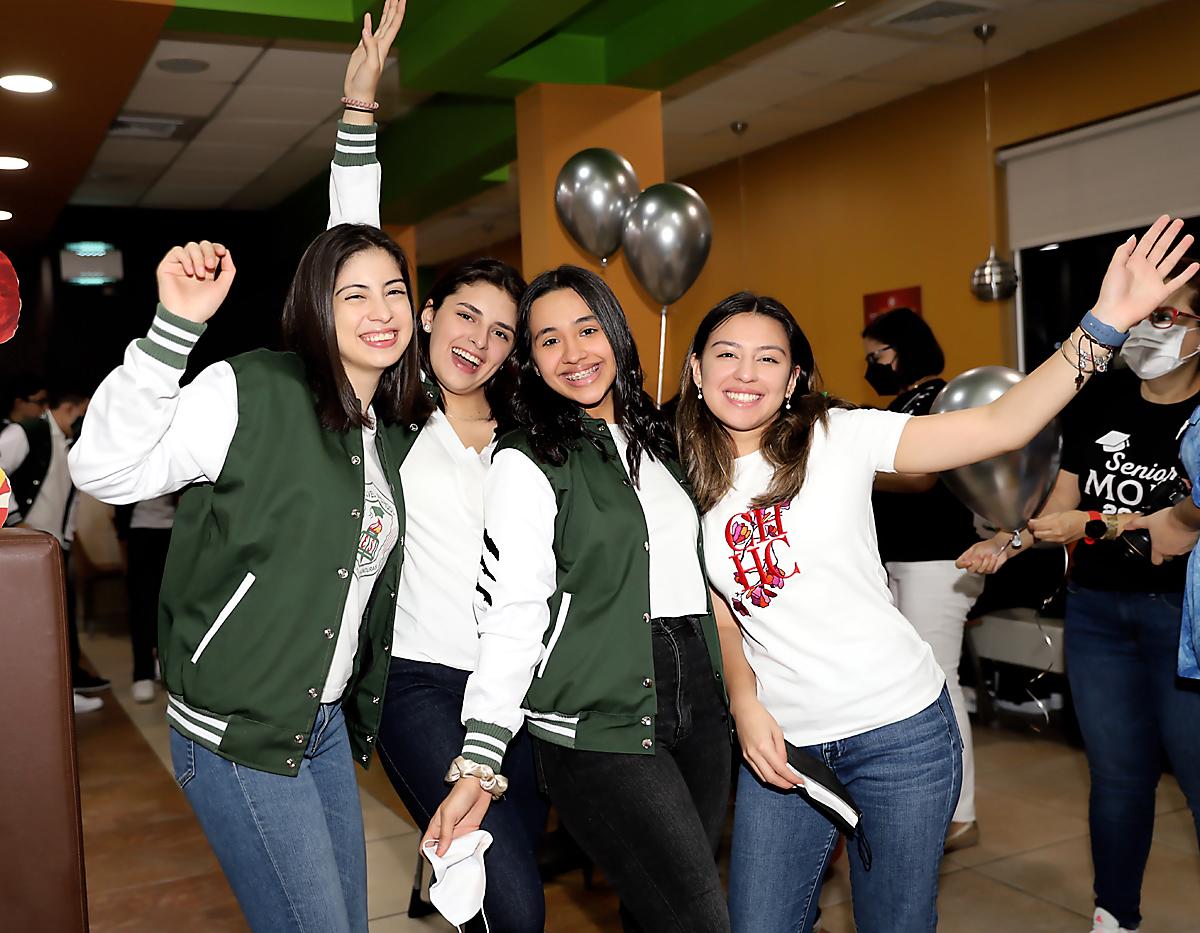 Ruth Velásquez, Andrea García, Valeria Vásquez y Fabiana Pinto