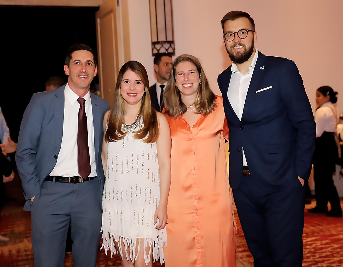 Daniel Tarán, Jesse Victor, Lia Rothschild y Henrri Rothschild