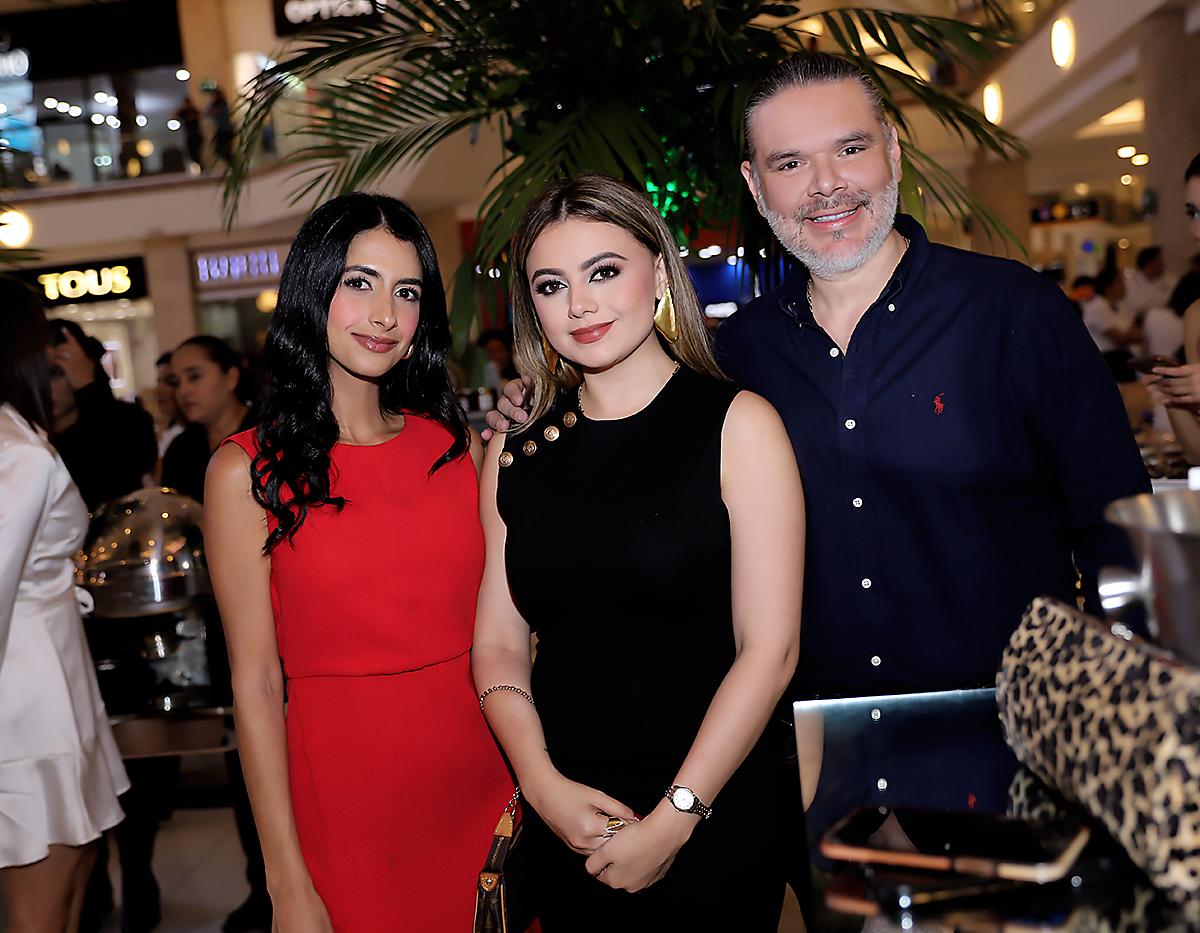 Daniela Bandy, Valentina Jiménez y Pedro Chávez.