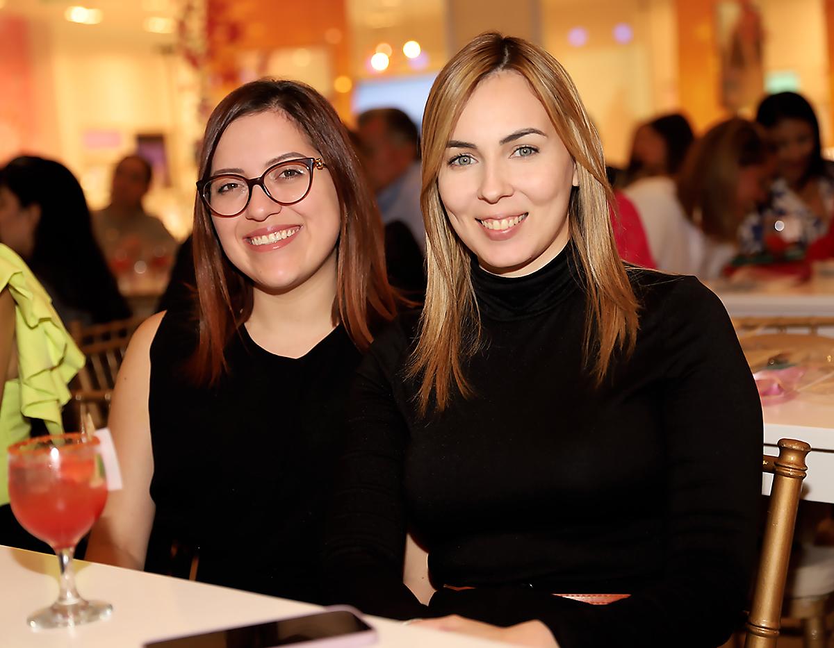 Meylin Irías y Evelyn Tábora.