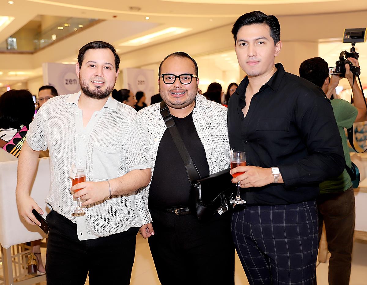 Alberto Cerrato, Israel Moreno y Ariel Castro.