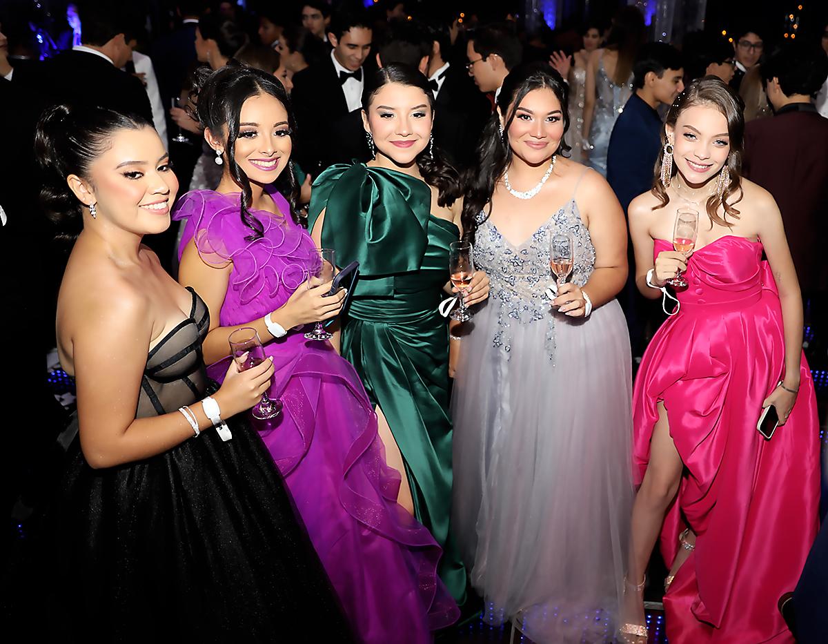 María Fernanda Torres, Isabella Acosta, María José Castellanos, Gabriela Augustinus y Daniella Medina