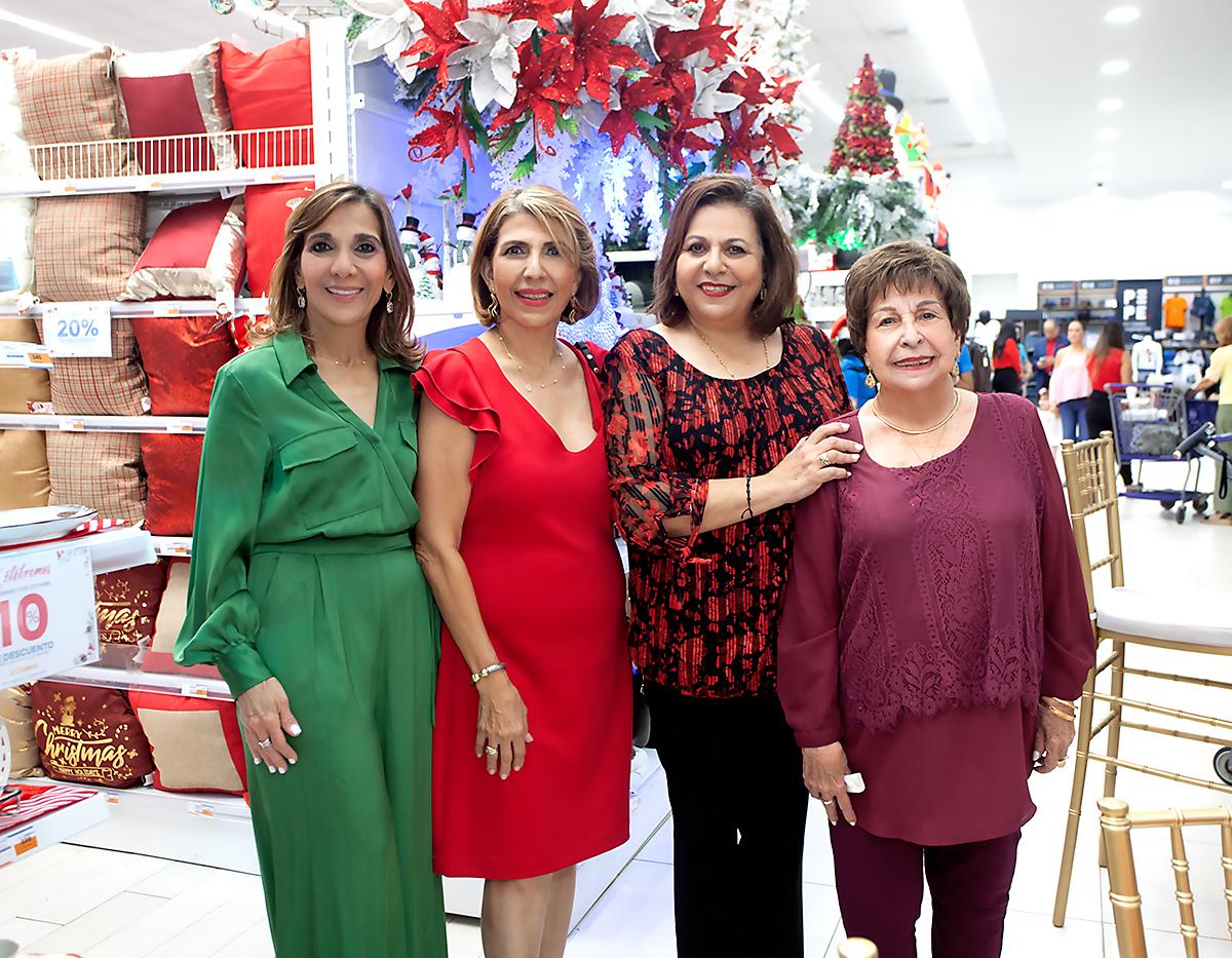 Diana Larach, Lilian Jaar, Liset Aude y Maruca Faraj.