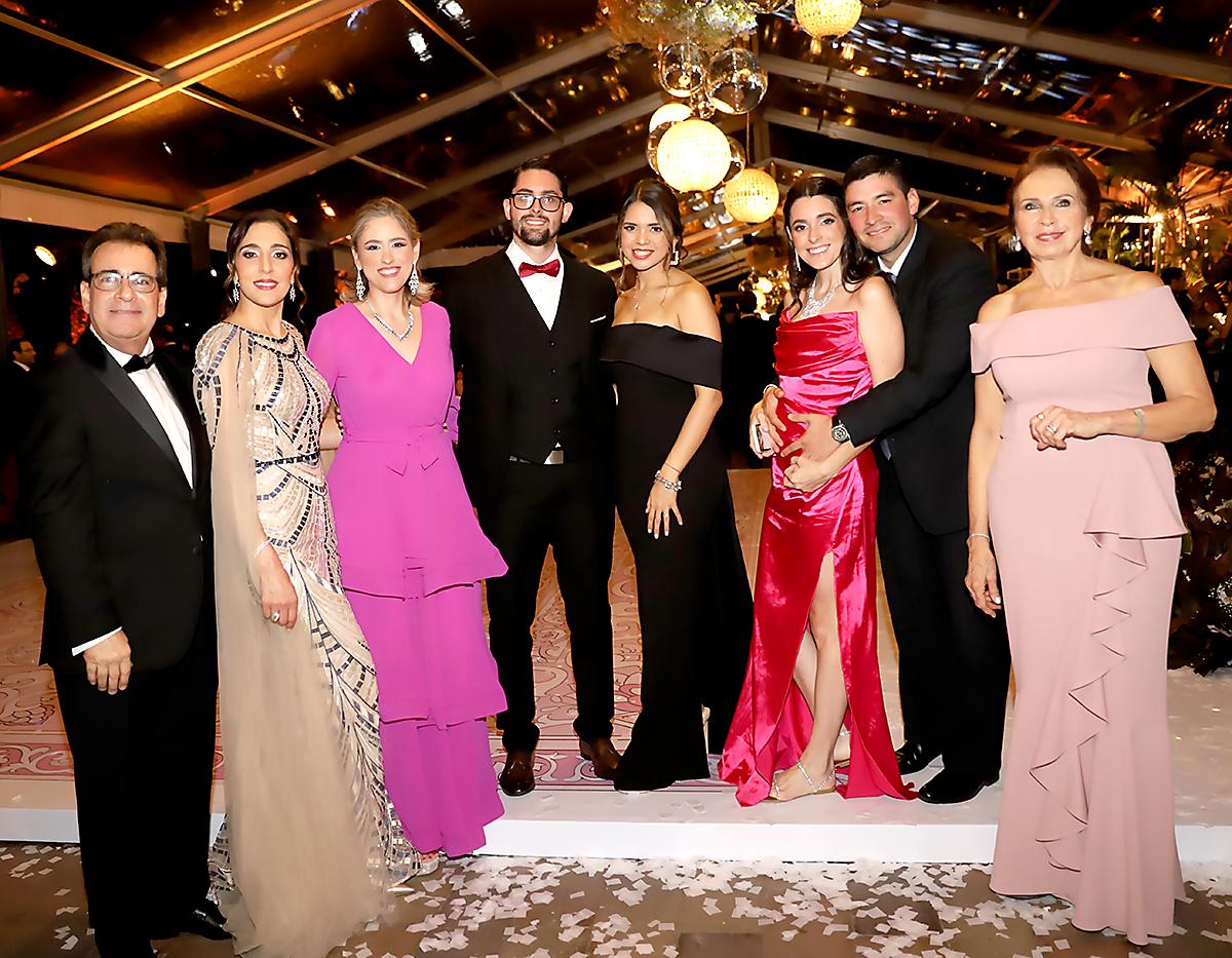 Jimmy y Giselle Frech , Ana Lacayo, Marcelo y Lucia Lacayo, Maria Joselyn y Salvador Benitez y Gladys Jaar